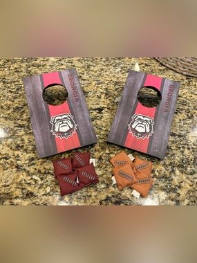 Georgia Bulldogs Tabletop Cornhole